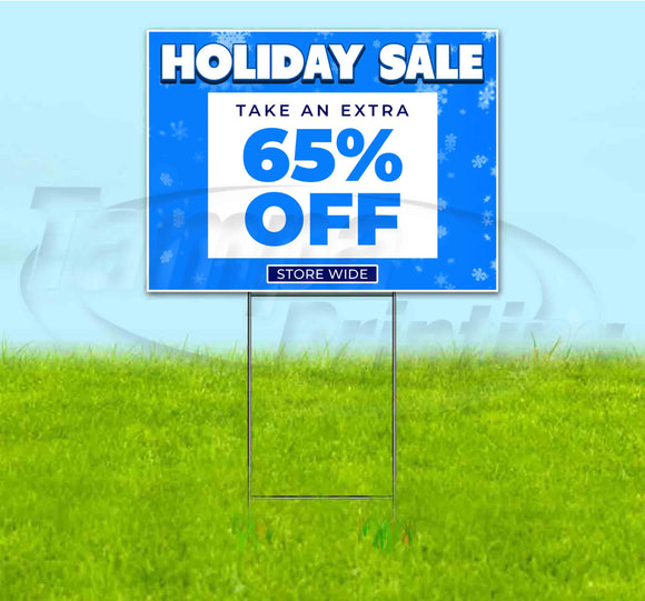 Holiday Sale 65% Off Yard Sign