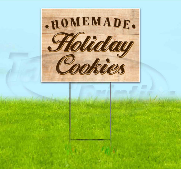 Homemade Holiday Cookies Yard Sign