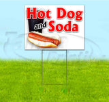 Hot Dog And Soda Yard Sign