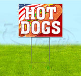 Hot Dogs Yard Sign