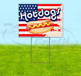 Hot Dogs v1 Yard Sign