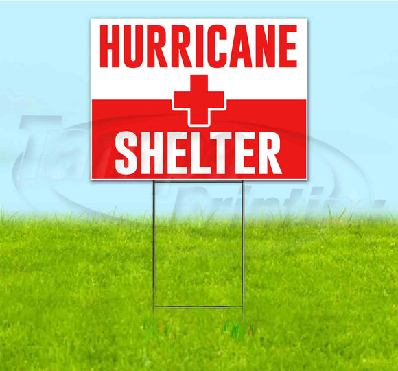 Hurricane Shelter Yard Sign