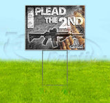 I Plead The 2nd Yard Sign