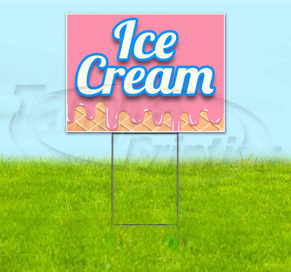 Ice Cream Yard Sign