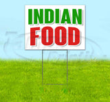 Indian Food Yard Sign