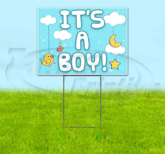 Its A Boy CloudToys Yard Sign