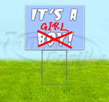 Its A Girl Yard Sign