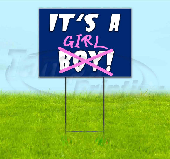 Its A Girl Yard Sign