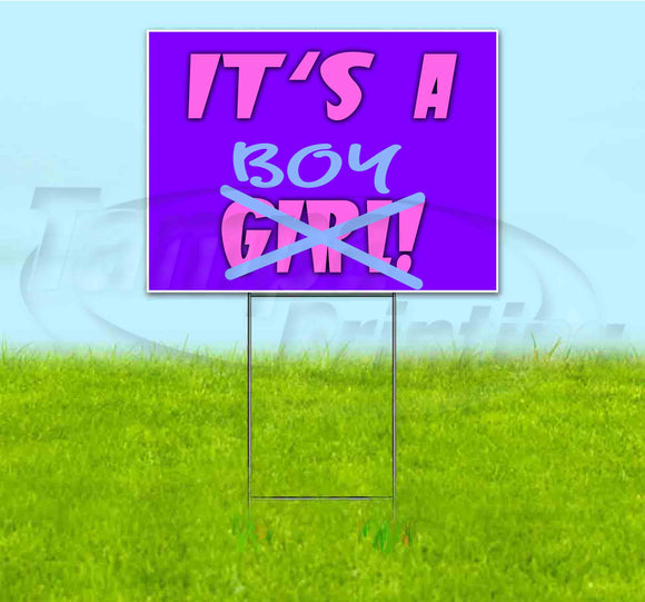 Its A Boy Yard Sign
