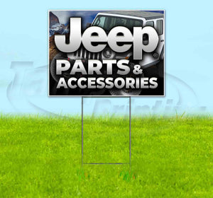 Jeep Parts & Accessories Yard Sign