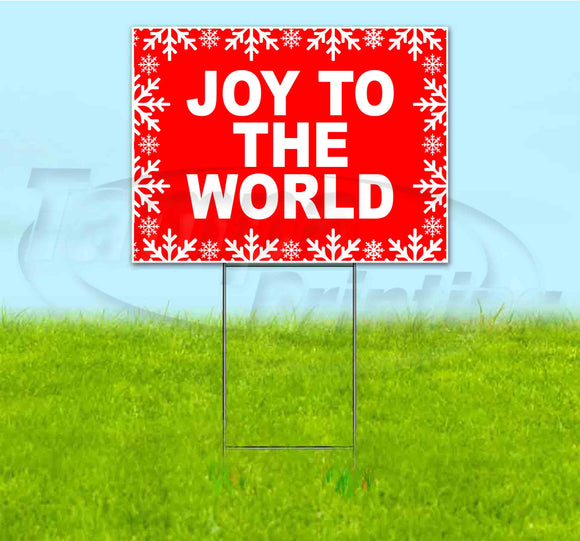 Joy To The World Yard Sign