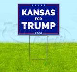 Kansas For Trump Yard Sign