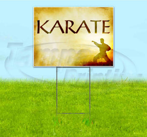 Karate Yard Sign
