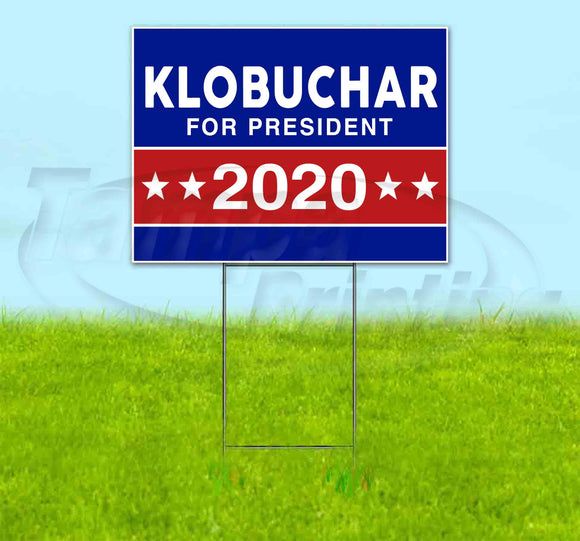 Klobuchar For President 2020 Yard Sign