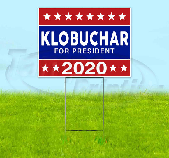 Klobuchar For President 2020 Yard Sign