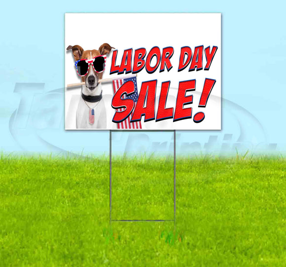Labor Day Sale Yard Sign