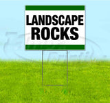 Landscape Rocks Yard Sign