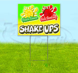 Lemon Strawberry Shake Ups Yard Sign