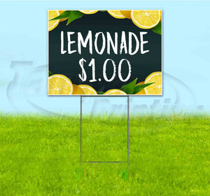 Lemonade 1 Dollar Chalk Yard Sign