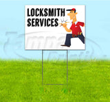 Locksmith Services Yard Sign