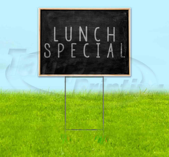 Lunch Special Yard Sign