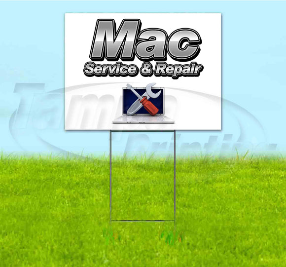 Mac Service & Repair Yard Sign