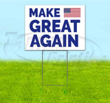 Make USA Great Again Yard Sign