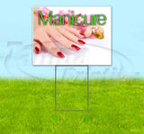 Manicure Yard Sign