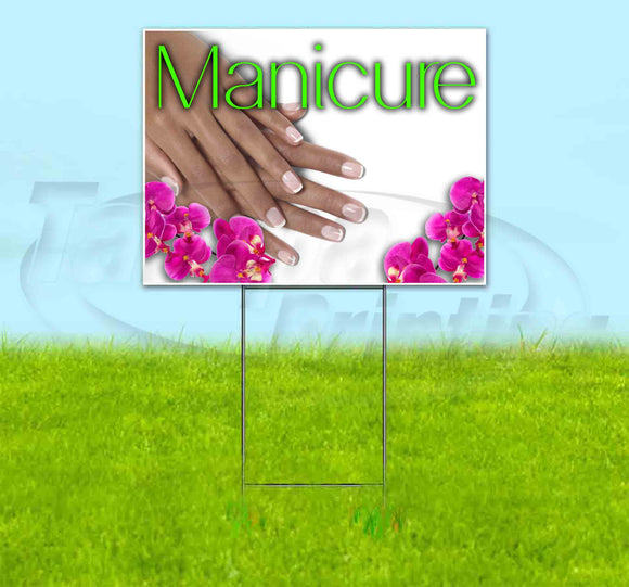 Manicure Yard Sign