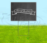 Merry Christmas v13 Yard Sign