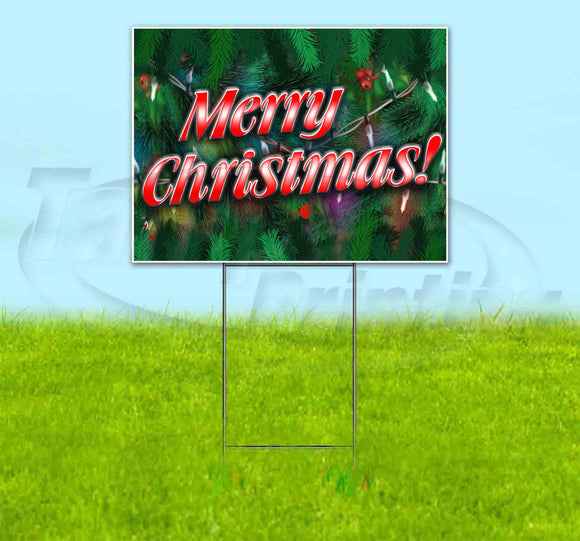 Merry Christmas v1 Yard Sign