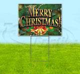 Merry Christmas v5-2 Yard Sign