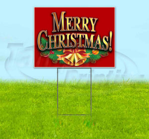 Merry Christmas v5 Yard Sign