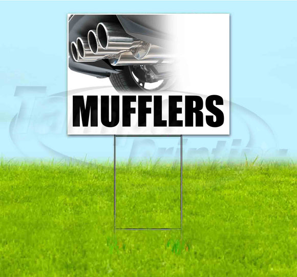 Mufflers Yard Sign