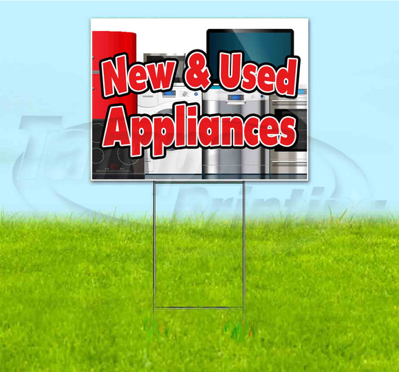 New And Used Appliances Yard Sign