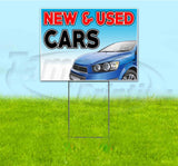 New And Used Cars Yard Sign