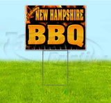 New Hampshire BBQ Yard Sign