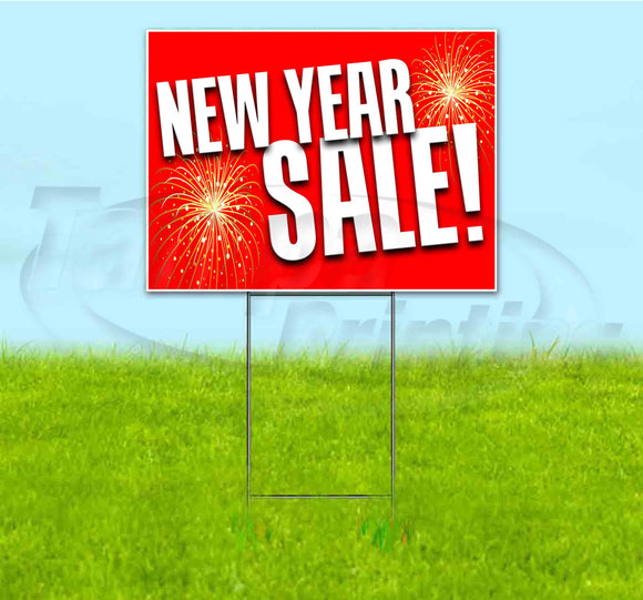 New Year Sale Yard Sign