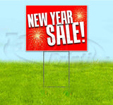 New Year Sale Yard Sign