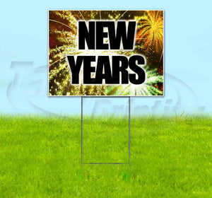 New Years Yard Sign