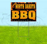 North Dakota BBQ Yard Sign
