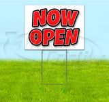 Now Open Yard Sign