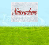 Nutcrackers Red & Chrome Yard Sign