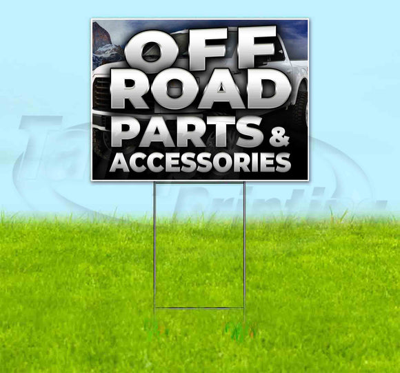 Off Road Parts & Accessories Truck Yard Sign
