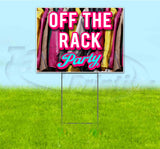 Off The Rack Party Yard Sign