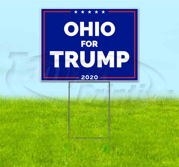 Ohio For Trump Yard Sign