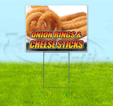 Onion Rings & Cheese Sticks Yard Sign