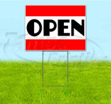 Open Yard Sign