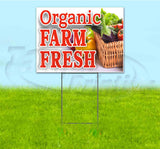 Organic Farm Fresh Yard Sign