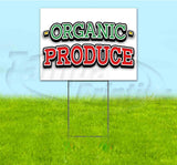 Organic Produce Yard Sign